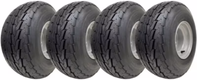 18.5×8.50-8 Roues et pneus de remorque 4×4&Prime; PCD Road Legal 425kgs (Lot de 4)