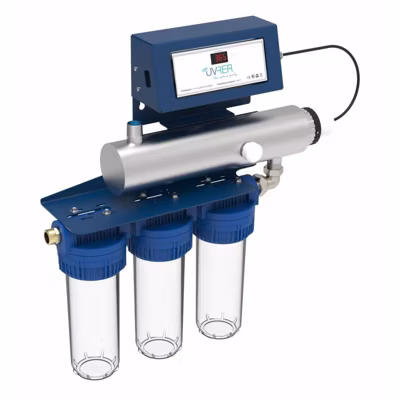Station UV Modul&rsquo;eau 3 filtres 3,7 m3/h – stérilisateur UVc