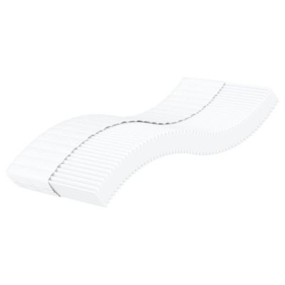 vidaXL Matelas en mousse blanc 80×200 cm dureté H2 H3 356338