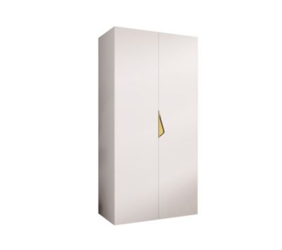 Armoire a portes battantes Sandi 1 100 x H. 202 x P. 52, 2 portes