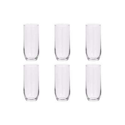 Lot de 6 Gobelets Hauts « Paol&rsquo;eau » 31cl Transparent