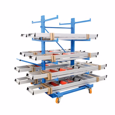 Chariot cantilever double face – Charge max 250kg – 3 niveaux – AFZ1710603NCDF002