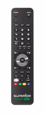 Télécommande de remplacement pour starsat starsat