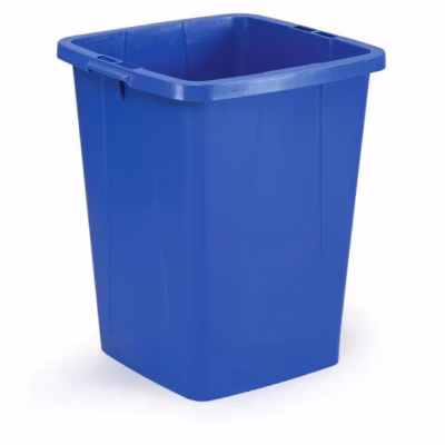 Bac solide pour tri des déchets 90 litres Durabin – Bleu