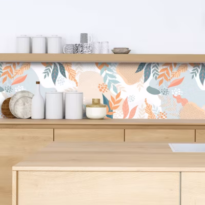 Crédence adhésive art déco géo 60×300 cm