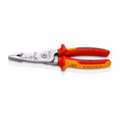 Pince électrique avec poignée isolée 1000V – KNIPEX – 13 76 200 ME