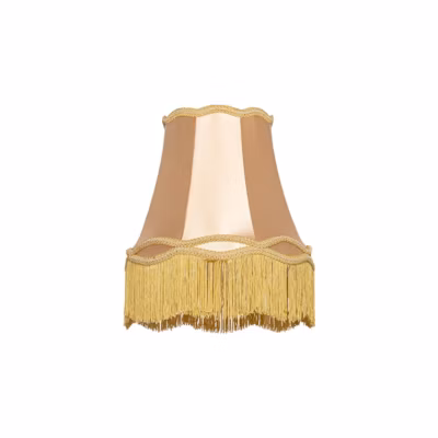 Abat-jour en tissu doré 30 cm – Granny