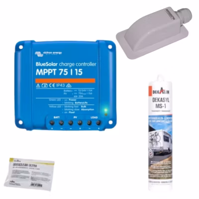 Pack Kit de pose solaire avec Régulateur de Charge VICTRON MPPT 220W 15A VICTRON ENERGY