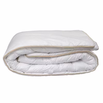 Couette « Fjord Grand Hotel » Légère Jumelable Satin de coton rayé Lestra – 220 x 240 cm pour lit 2 places