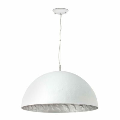 MAGMA Lampe à suspension blanche et grise