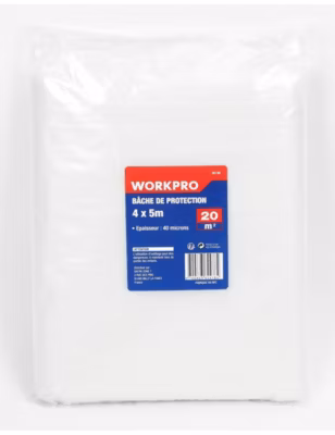 Bâche de protection 4x5m – 20M2
