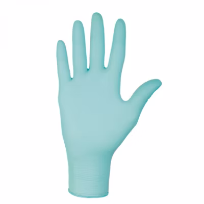 Boite de 100 gants en nitrile jetables – non poudrés – Taille L – Vert – Vivezen