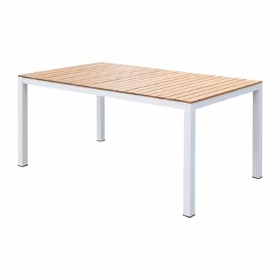 Table de jardin rectangulaire en bois d&rsquo;Acacia – 6 personnes – l160 x P90 x H75 cm – NAREL