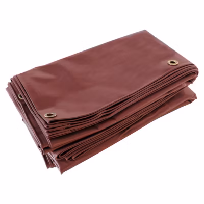 Bâche Bois 2,5×3 m Rouge Bordeaux – Garantie 5 ans TECPLAST – LP506BO – Bâche de protection étanche en PVC pour Bois de chauffage