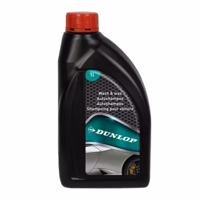 Shampooing Auto Lavage & Cirage 1L DUNLOP – Nettoie & Protège, Brillance Durable, Finition Éclatante, Usage Quotidien Voiture