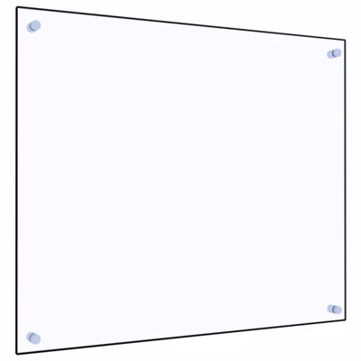 Dosseret de cuisine Transparent 70×60 cm Verre trempé
