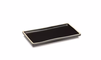 Plat Rectangulaire Terra en Mélamine 21 à 26 cm – Pujadas – Rouge – l21- L0.1- P11- h2- Mélaminé