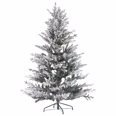 Sapin de Noël artificiel enneigé BRISCO 180 cm Blanc