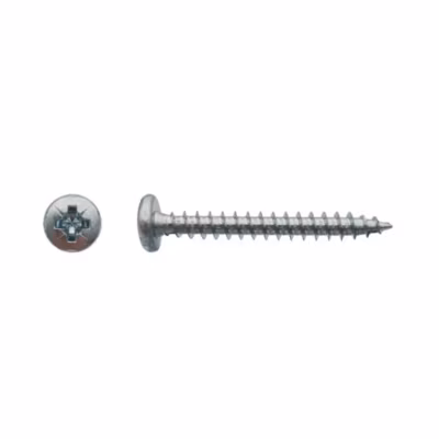 500 Vis Bois Tête Cylindrique Pozidriv 5 x 20 mm – Zingué blanc – D-Work