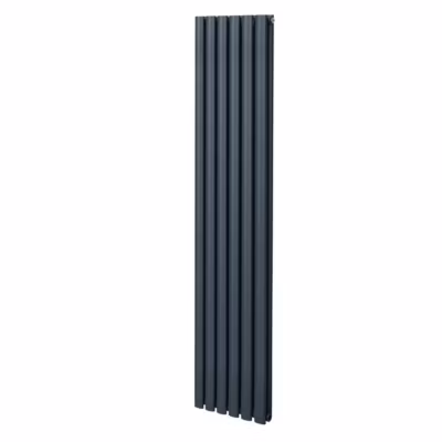 Radiateur à Colonne Ovale   1800mm x 360mm   Gris Anthracite