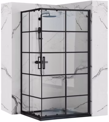 Cabine de douche REA Concept Black 80×100