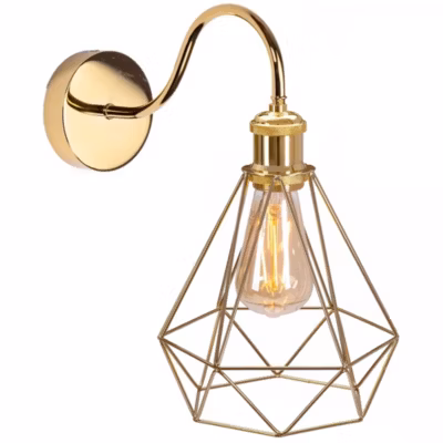 APPLIQUE MURALE 392229 GOLD  20X28,5X20CM