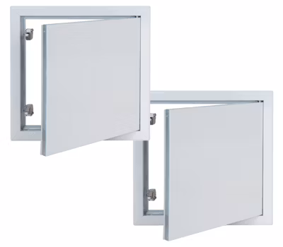 Lot de 2 trappes de visite HQ Laquée Blanche Semin, isolante et étanche, 20 cm x 20 cm