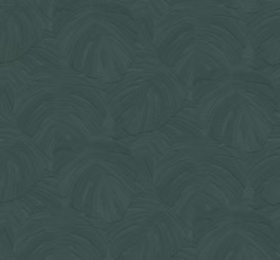 Origin Wallcoverings papier peint panoramique feuilles tropicales vert foncé 300 x 279 cm