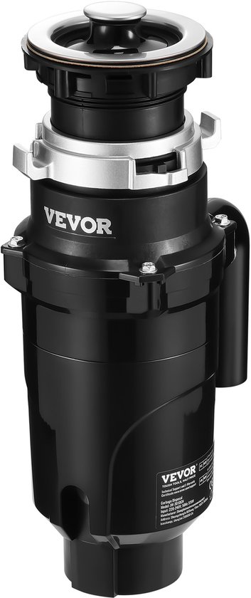 Broyeur à déchets de cuisine VEVOR broyeur à déchets de cuisine destructeur alimentaire 1/2HP