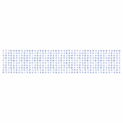 Brise vue imprimé design POINTS BLEUS, H.1 x L.5 m, 100% occultant, Made in France par Scenolia + kit de fixation offert