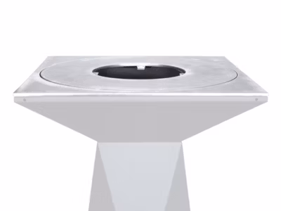 Plaque de cuisson en acier inox alimentaire