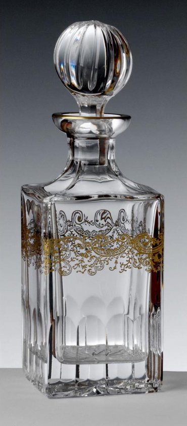 Carafe à whisky et cognac en cristal 6