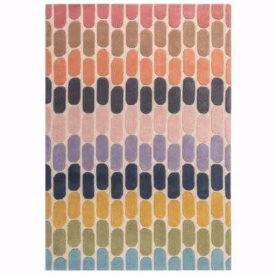 Tapis de salon moderne pure laine RELIC