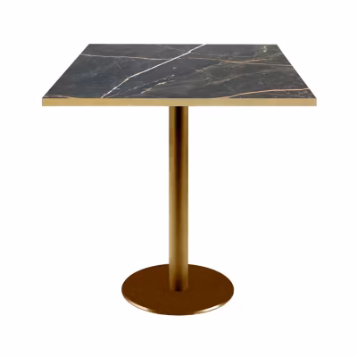 Table 70x70cm Rome bistrot marbre feu – Restootab