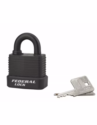 Cadenas Bumper à clé, acier, extérieur, 45mm, 2 clés – THIRARD