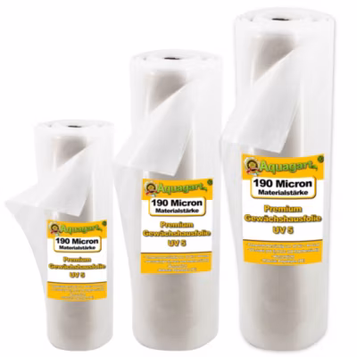 6 m film de jardin, film de serre, UV 5 film de couche froide, 4 m de large Aquagart