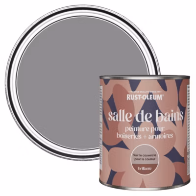 Peinture Violette pour Boiseries de Salle de Bains, Brillante – RUST-OLEUM – Iris 750ml
