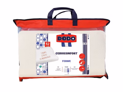 Oreiller DODO – maintien parfait tête – indéformable – L. 52 x H. 32 cm – PERFECT POSITION