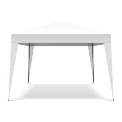Gazebo de jardin pliant 3×3 – Blanc