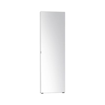 Armoire polyvalente 1 porte Dfiorentin, Meubles multifonctionnels, Casier à chaussures, 60x19h200 cm, Blanc brillant