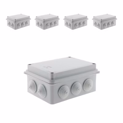 Lot de 5 boites dérivation IP54 à visser – Zenitech