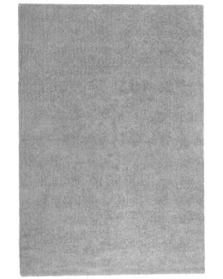 Tapis à poils longs DEMRE Gris clair 140 x 200 cm