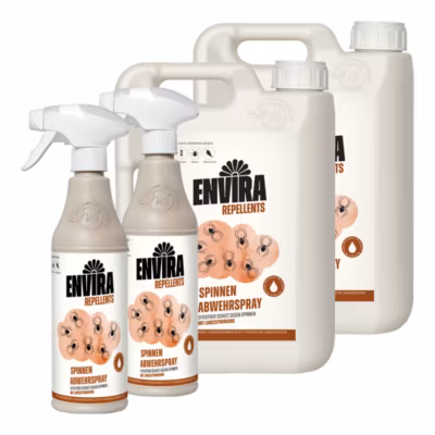 Envira Spray Anti-Araignees Recharge – Protection Rapide et Efficace 2X2L + 2X500ML