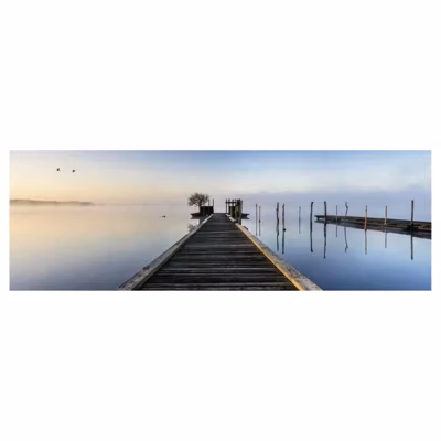 Brise vue imprimé SOUSTONS, H.1 x L.3 m, 100% occultant, Made in France par Scenolia + kit de fixation offert
