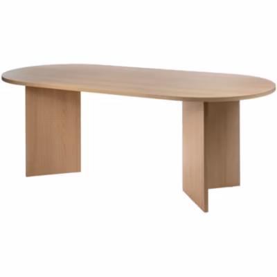 Table à manger 90×204 cm chêne Ovo