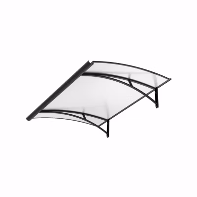 ARCTOM Auvent Libo 150×84,5, couleur anthracite RAL7016, panneau sandwich AL PE AL