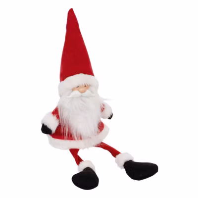 Personnage père noël assis 46cm – feeric lights & christmas