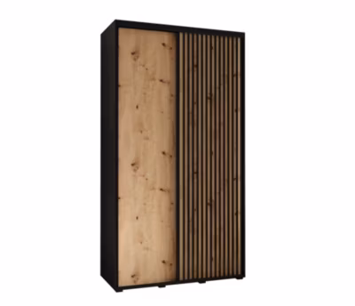 Armoire Lanko 1 a portes coulissantes H. 235,2 x L. 140 x P. 45 2 portes