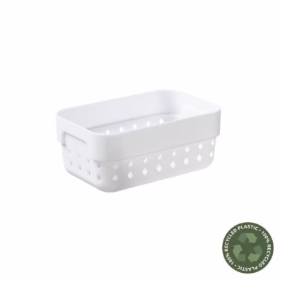 Petit Panier de rangement élégant Organizer S – Blanc