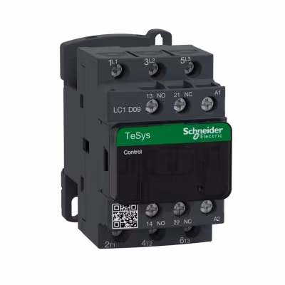 Lc1d09d7 Schneider – Contacteur Tripolaire – 3no – 9a – Bobine 42vca – Vis